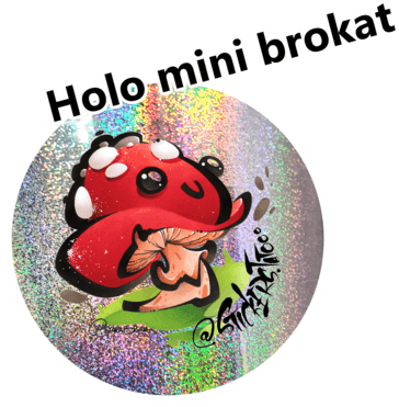 Zdjęcie Folia holograficzna mini brokat