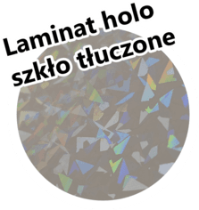 Zdjęcie Laminat holograficzny tłuczone szkło