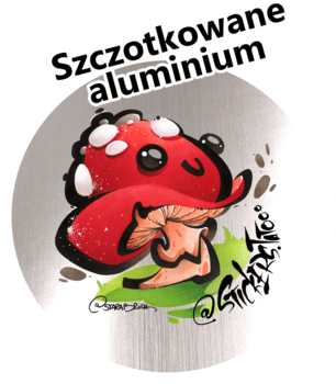 Zdjęcie Folia szczotkowane aluminium